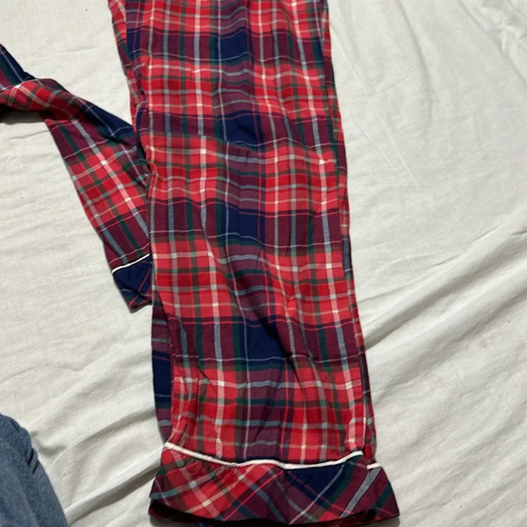 Victoria Secret plaid pajama set button up shirt and pants Small - Picture 5 of 6